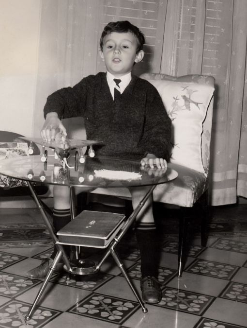 A young Carl William Brown