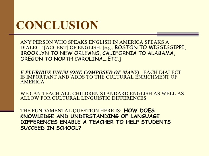 Black American English Article