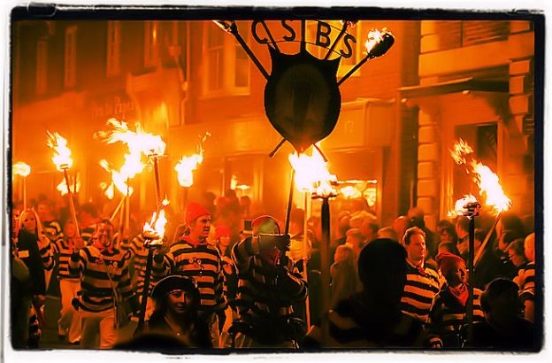 Bonfire night parade