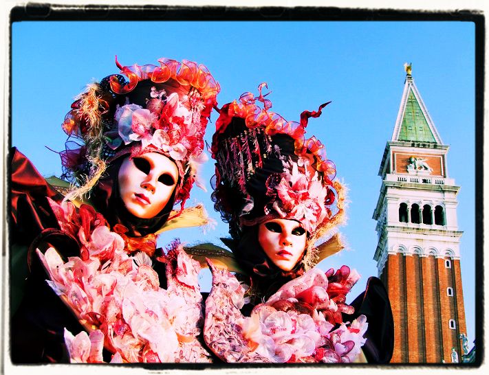 Venice carnival masks