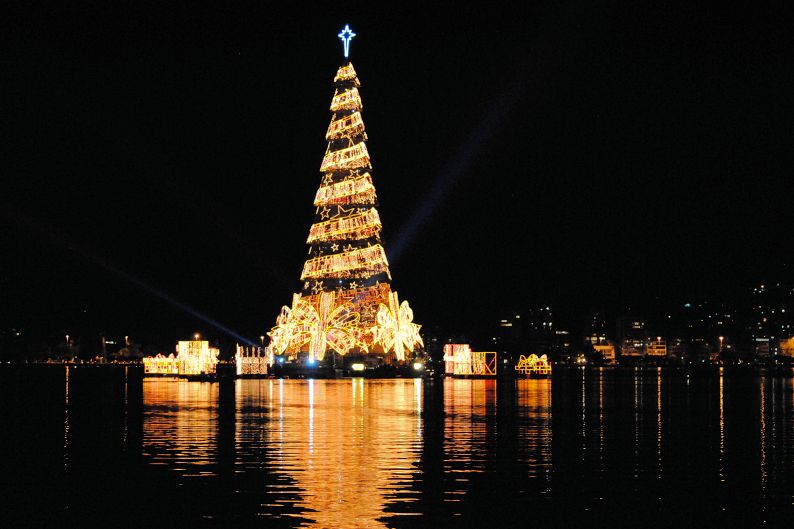 Christmas tree in Rio de Janeiro