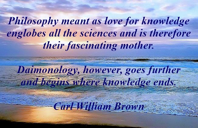 Daimonology Principles Quote