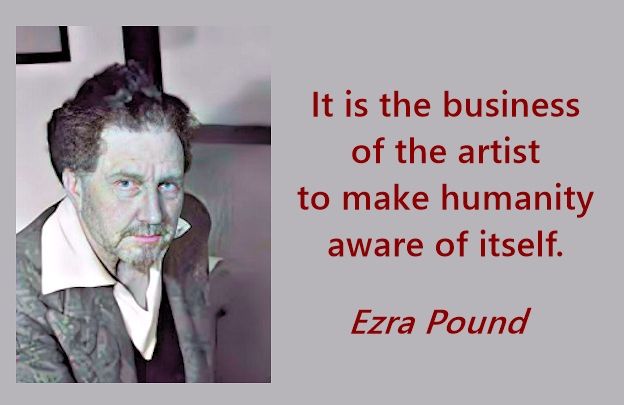 Ezra Pound quote on the artist