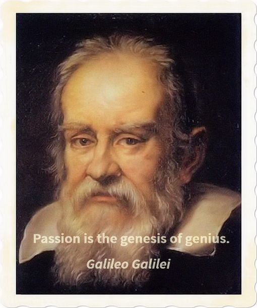 Galileo Galilei quote on genius