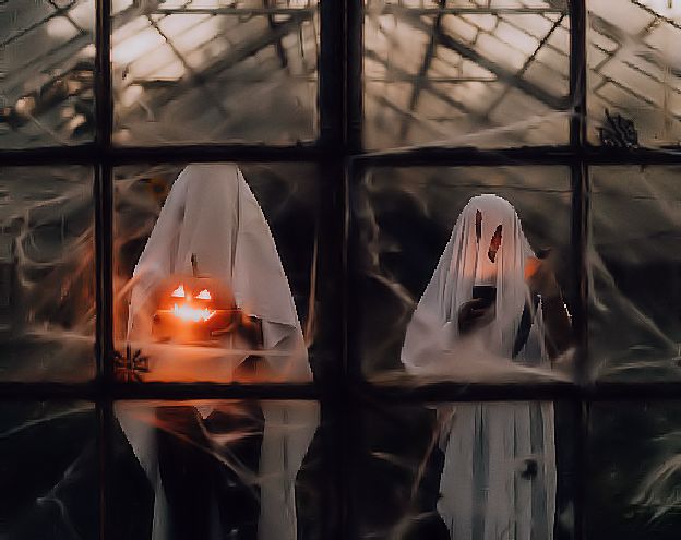 Halloween ghosts and mystery