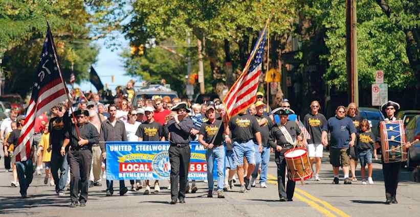 Labor Day parades and celebrations