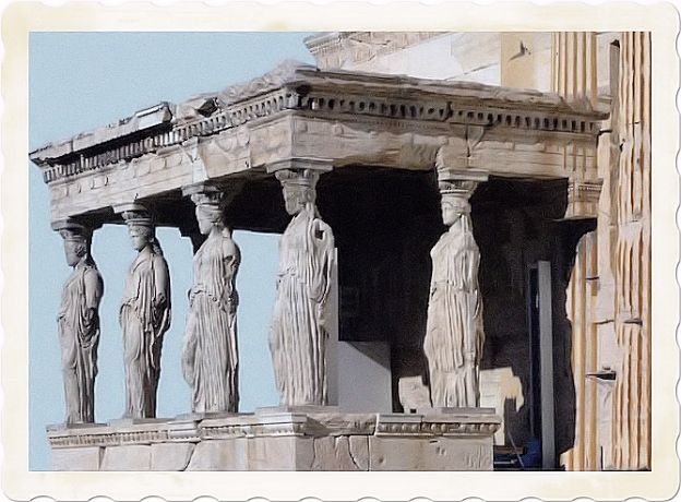 Korai Erechtheion Acropolis Athens