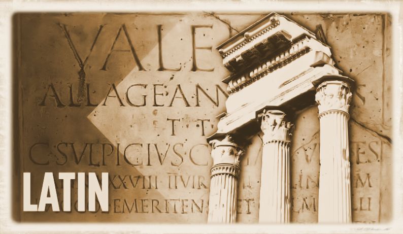 Latin the idiom of ancient Rome