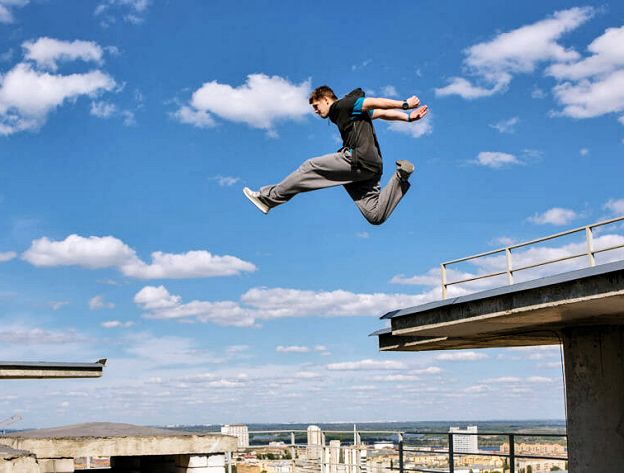 Parkour spectacular activity