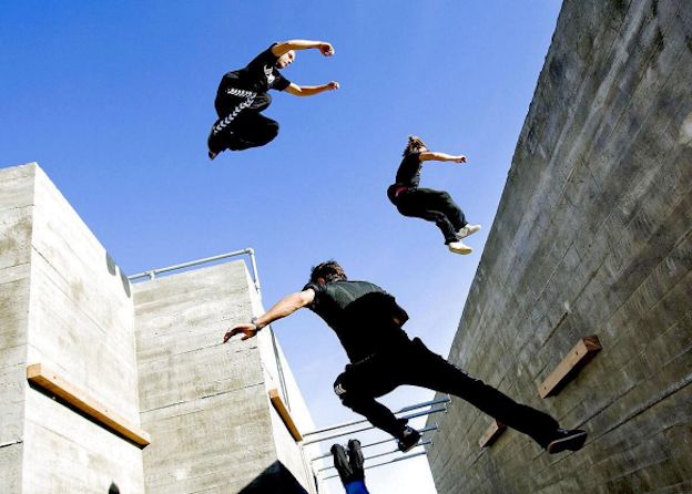 Parkour town practice