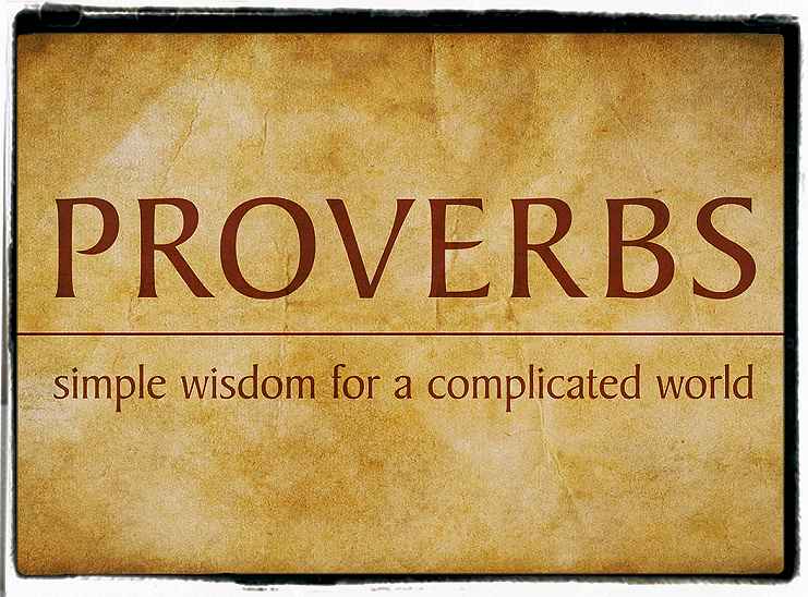 Proverbs and living wisdom