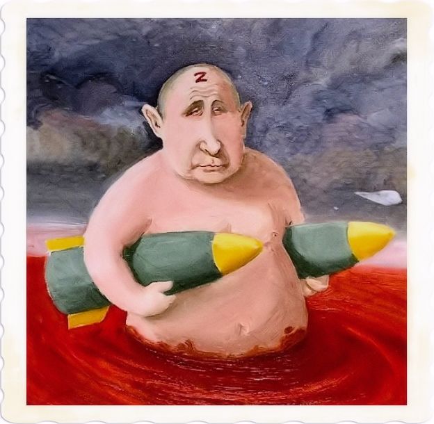 Putrid with his weapons