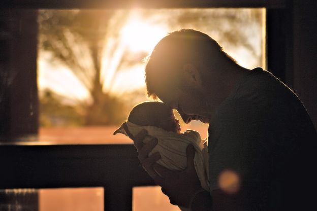 Father with his baby