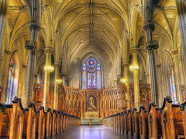 Saint Patrick Cathedral Interior Dublin 