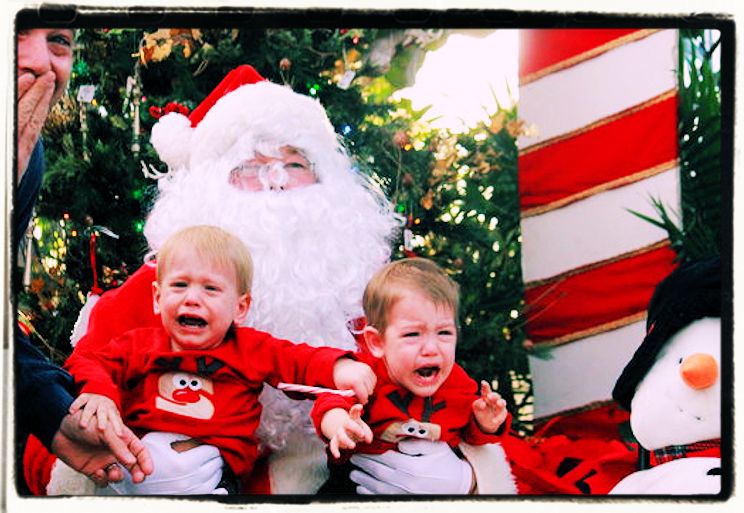 It's Christmas time. Smile!