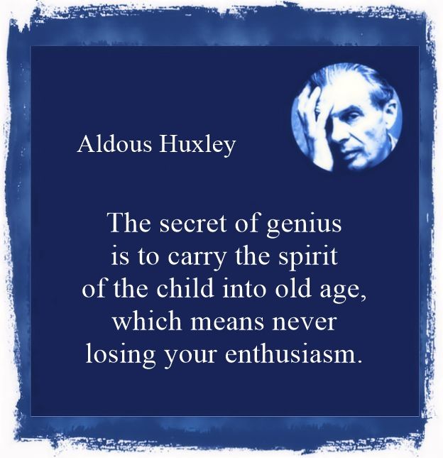 The secret of genius