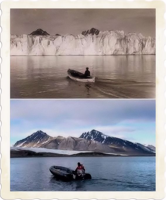 The melting of Glaciers