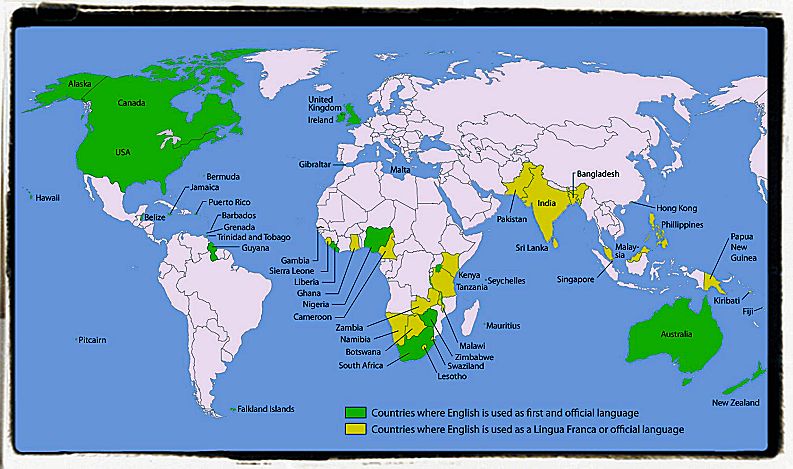 The English speaking world